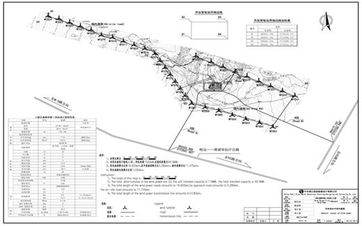 風電場總平面布置圖